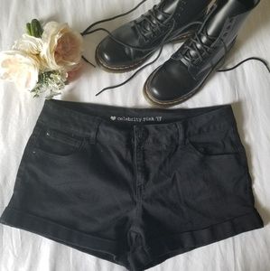 Celebrity Pink juniors black shorts